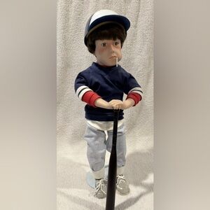 NEW LOW PRICE! Vintage “On Deck” by Carole Jeane porcelain Tommy baseball player